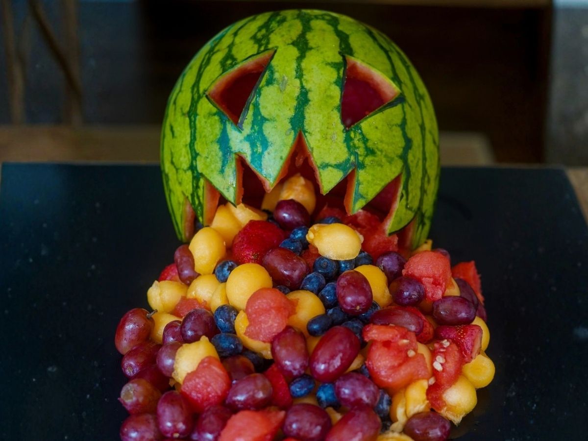Hallo-Melon Fruit Salad