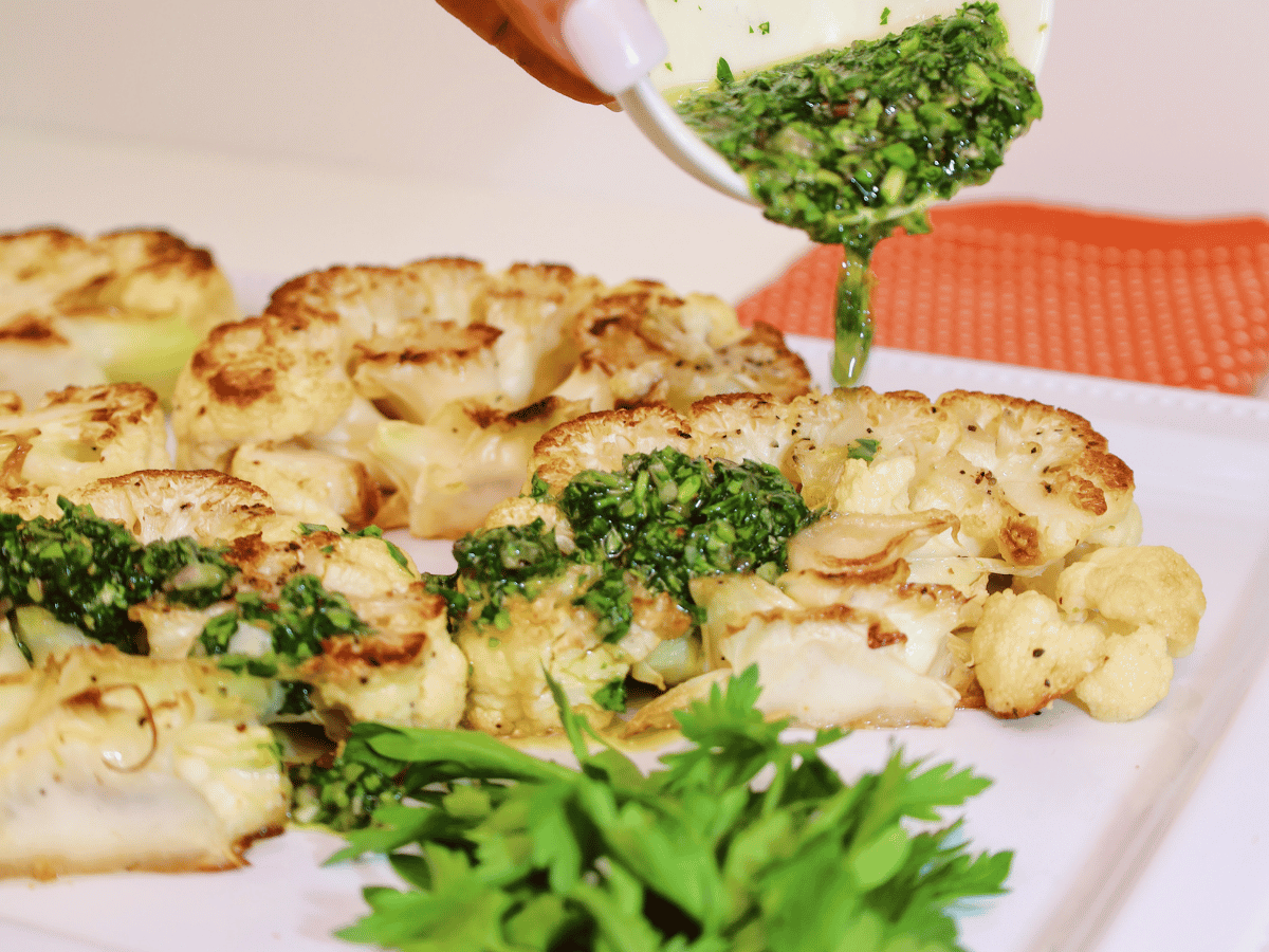 Roasted Cauliflower Steaks