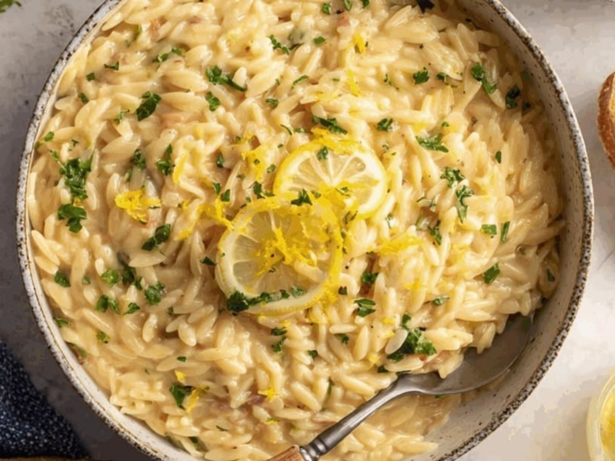 Lemon Herbed Orzo