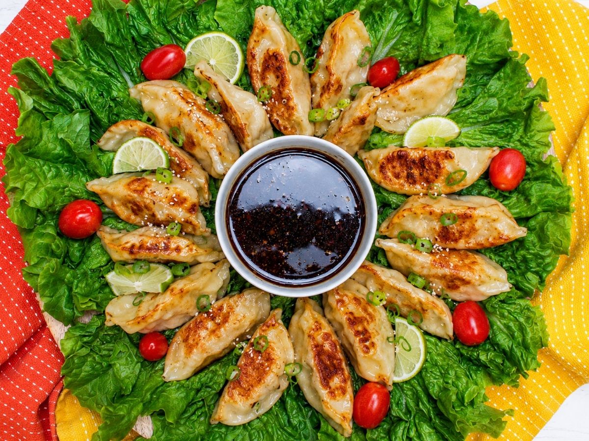 Lemongrass Chicken Pot Stickers