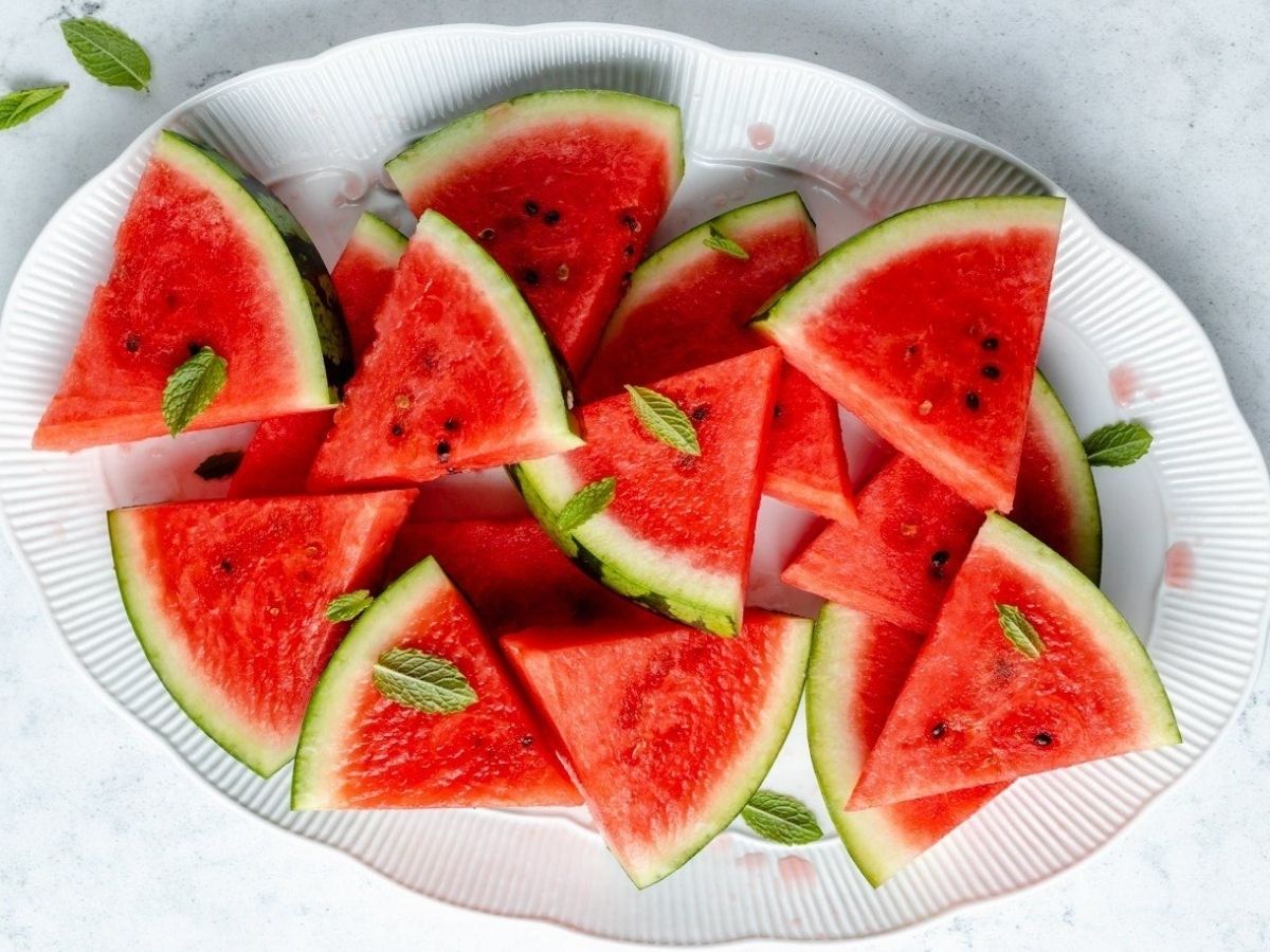 Sliced Watermelon Platter