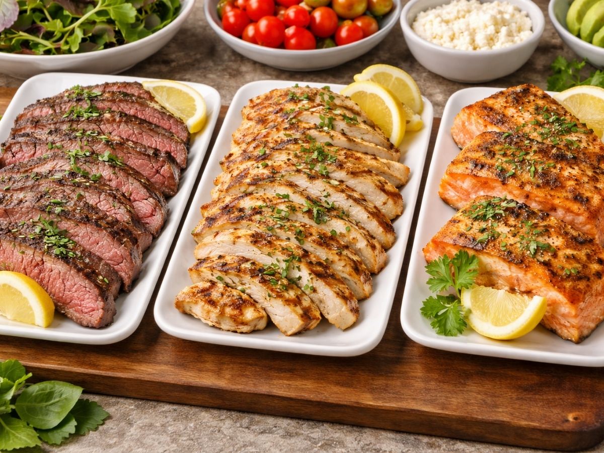 Salad Protein Additions Served Hot