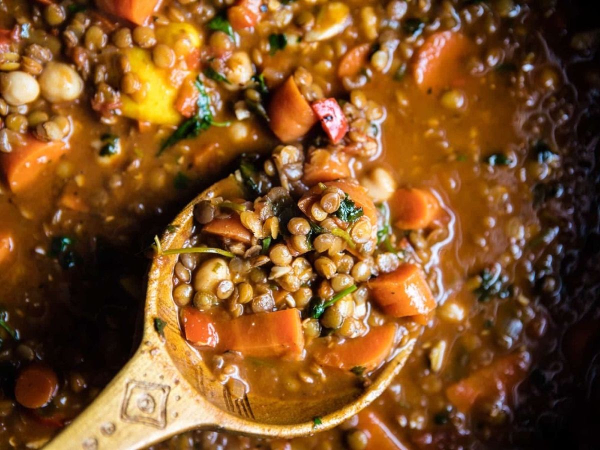 Chickpea & Lentil Soup